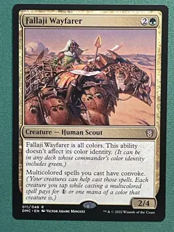2022 - MTG - Fallaji Wayfarer - Dominaria United - Rare - Human Scout - 1BK - Image 1