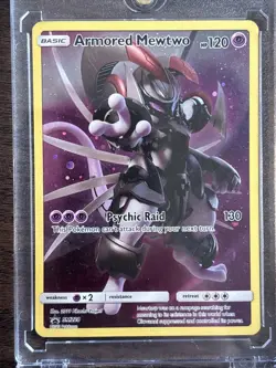 Pokemon TCG Armored Mewtwo SM228 Near Mint Holo - Image 1
