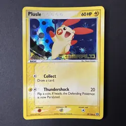 Pokemon TCG Plusle EX Emerald Reverse Holo Stamped 39/106 NM - Image 1