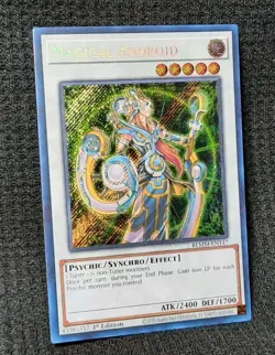 Yu-Gi-Oh! Magical Android *SECRET RARE* BLMM-EN147 1st Edition NM - Image 1