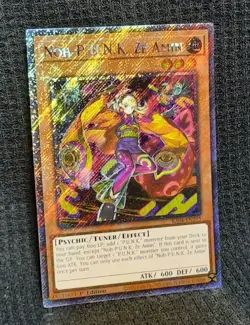 Yu-Gi-Oh! NoH P.U.N.K. Ze Amin *PLATINUM SECRET RARE* RA04-EN293 1st Edition - Image 1