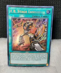 Yu-Gi-Oh! R.B. Stage Landing *SECRET RARE* DUAD-EN096 1st Edition NM - Image 1