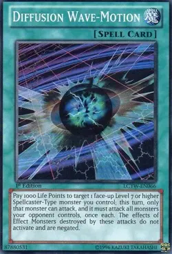 Diffusion Wave-Motion - LCYW-EN066 - Super Rare - 1st Edition NM Yugioh Legendar - Image 1