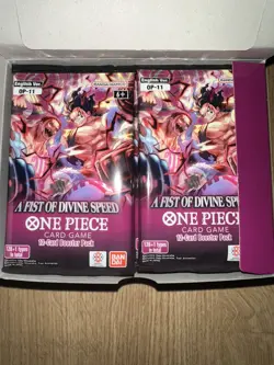 One Piece TCG OP11 Fist Of Divine Speed English Booster Box UNSEALED By Bandai - Image 2
