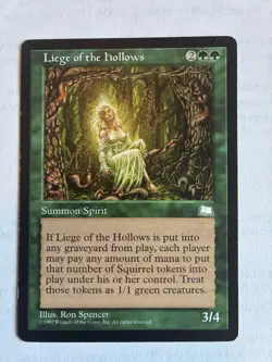 Liege of The Hollows Weatherlight Regular Rare Magic The Gathering LP X1 - Image 1