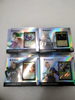 Magic: The Gathering Final Fantasy Collector’s Edition Commander Deck Bundle NEW - Image 1