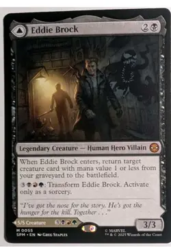 1x MTG Eddie Brock - Spider-Man MYTHIC! NM Mint! - Image 1