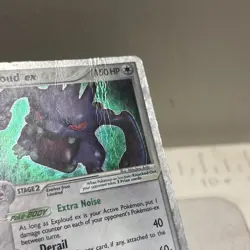 Pokemon TCG English Card ex Crystal Guardians Exploud ex 92/100 Holo Rare HP - Image 3
