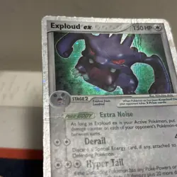 Pokemon TCG English Card ex Crystal Guardians Exploud ex 92/100 Holo Rare HP - Image 4