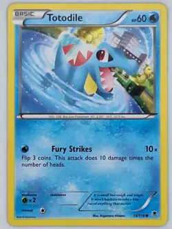 Totodile 15/119 Pokemon - XY Phantom Forces MP - Image 1