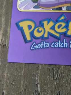 TEAM ROCKET 3 OF Pokemon Card Topps TV Animation Tin Topper 2000 Jumbo OVERSIZED - Image 2