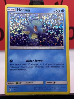 Horsea 3/12 McDonald’s Promo Pokemon TCG Holo 2018 LP - Image 3