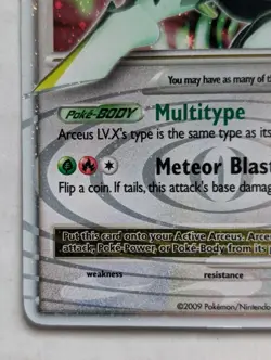 Pokemon TCG Arceus LV X Promo "Meteor Blast" Pokemon Promos DP56 Regular... - Image 5