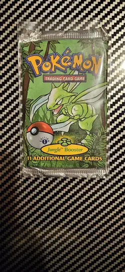 Wizards of the Coast First Edition Pokemon Jungle Booster Pack 742818060639 - Image 1
