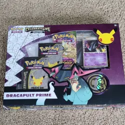 Pokemon Dragapult Prime Celebrations Collection Box Damage Factory Sealed - Image 2