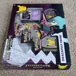 Pokemon Dragapult Prime Celebrations Collection Box Damage Factory Sealed - Image 5
