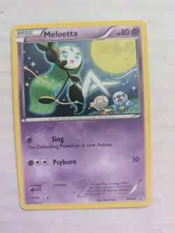 Pokemon Meloetta Black Star Promo BW68 NM - Image 1