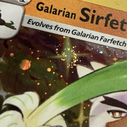 SWIRL HOLO Galarian Sirfetch'd 095/192 - 2020 Pokemon Rebel Clash Rare Card - NM - Image 2