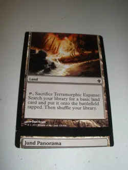 MTG Magic Miscut Misprint Terramorphic Expanse, Jund Panorama Commander 2013 NM - Image 1