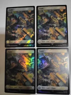 MTG FALLOUT PLAINS 4X LAND ALL FOIL 1 IS SURGE SET ART EX-MINT FREE SHIP!!! - Image 1