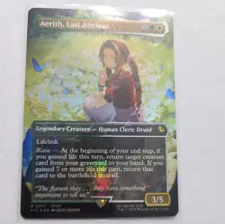 Aerith, Last Ancient MTG Final Fantasy (Borderless) (Chocobo Track Foil) 0471 - Image 2