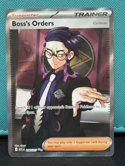Boss’s Orders 256/217 Pokemon TCG: Ascended Heroes Full Art Holo - Image 1