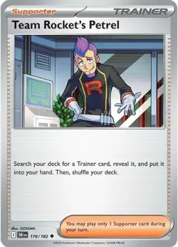 x4 Team Rocket's Petrel - 176/182 - Uncommon Pokemon SV10 Destined Rivals M/NM - Image 1