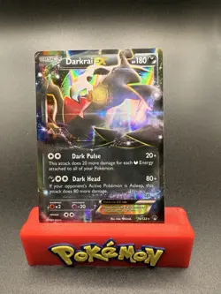 Darkrai EX 74/122 Ultra Rare Pokemon TCG XY - BREAKpoint NM - Image 1