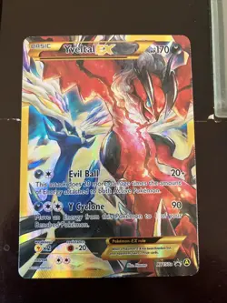 Yveltal EX XY150a X&Y Alternate Art Black Star Promo Full Art Pokemon TCG - Image 1