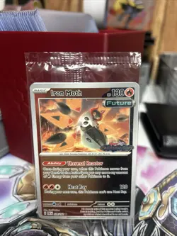 Pokemon Iron Moth 028/182 Paradox Rift Promo SEALED - Image 1