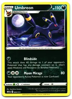 Umbreon 009/015 - McDonald's Promos 2024 Promo Pokemon TCG - NM Card - Image 1