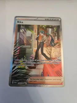 Pokemon TCG Rika 258 Paradox Rift Trainer Special Illustration Card 258/182 - Image 1