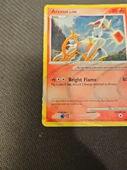 Arceus AR3 Arceus Holo Rare-MP Pokemon Card - Image 4