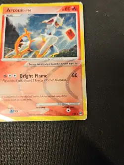 Arceus AR3 Arceus Holo Rare-MP Pokemon Card - Image 5