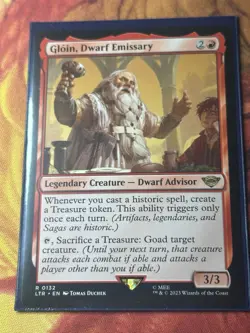 Gloin, Dwarf Emissary 132 - MTG Lord of the Rings - NM - Image 2