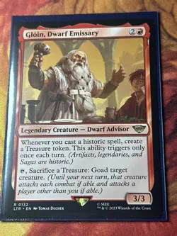 Gloin, Dwarf Emissary 132 - MTG Lord of the Rings - NM - Image 3