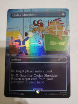 MTG CODEX SHEDDER SECRET LAIR FOIL FREE SHIPPING EX-MINT COND - Image 1