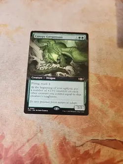 Canopy Gargantuan Extended Art Commander Tarkir Dragonstorm MTG NM - Image 1