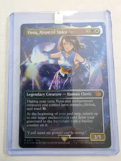 Yuna, Hope of Spira MTG (Borderless) (Chocobo Track Foil) FINAL FANTASY MYTHIC - Image 5