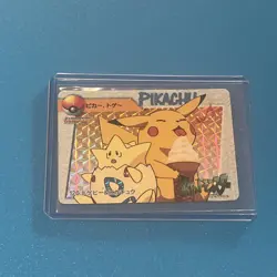 Pikachu Togepi HOLO TCG Pokemon anime Collection carddass Nintendo Japanese - Image 1