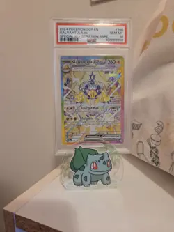 Pokemon TCG Stellar Crown Galvantula EX 168/142 Special Illustration PSA 10 - Image 1