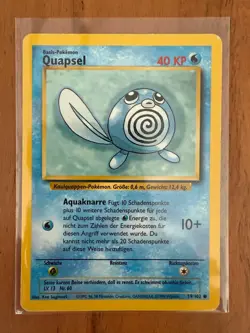 Pokemon · Quapsel · Basis-Set · 59/102 · Deutsch · 1999 · Karte · BS 59 - Image 1