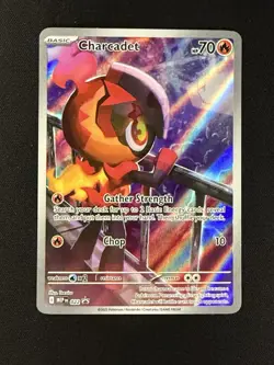 Pokemon TCG Charcadet 022 Phantasmal Flames Black Star Promo - Image 1
