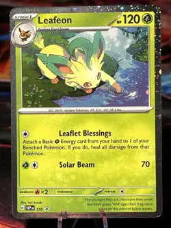 2025 Pokemon SVP EN-SV Black Star Promo 170 Leafeon Prismatic Evolutions NM/M - Image 1