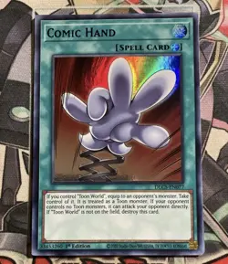 Comic Hand Ultra Rare Purple DLCS-EN077 Yugioh Toon - Image 1