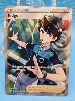 Judge NM TG25/TG30 SWSH12: Silver Tempest Trainer Gallery Pokemon Card - Image 1