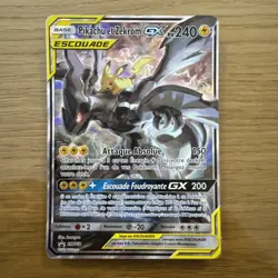 Pikachu & Zekrom Tag Team GX SM168 Alternate Full Art Holo Pokemon Card (French) - Image 1