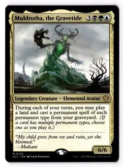 Muldrotha, the Gravetide 128 Commander: Lorwyn Eclipsed Normal NM - Image 1