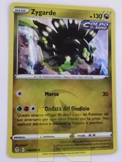 Zygarde R Evoluzioni Eteree 118/203 R Rara Holo Foil R Pokemon R Italiano - Image 1