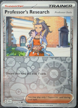 Professor's Research 155/159 Reverse Holo Journey Together JTG NM/M Pokemon TCG - Image 1
